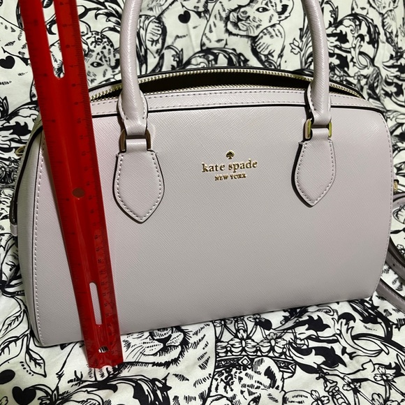 Kate Spade Madison Large Dolly Duffle Satachel Crossbody Bag in light pink - Picture 9 of 14